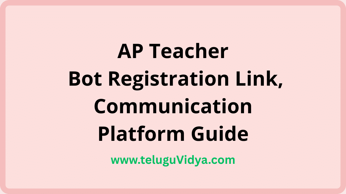 AP Teacher Bot Registration Link 2025 – Ultimate Guide to the AP ...